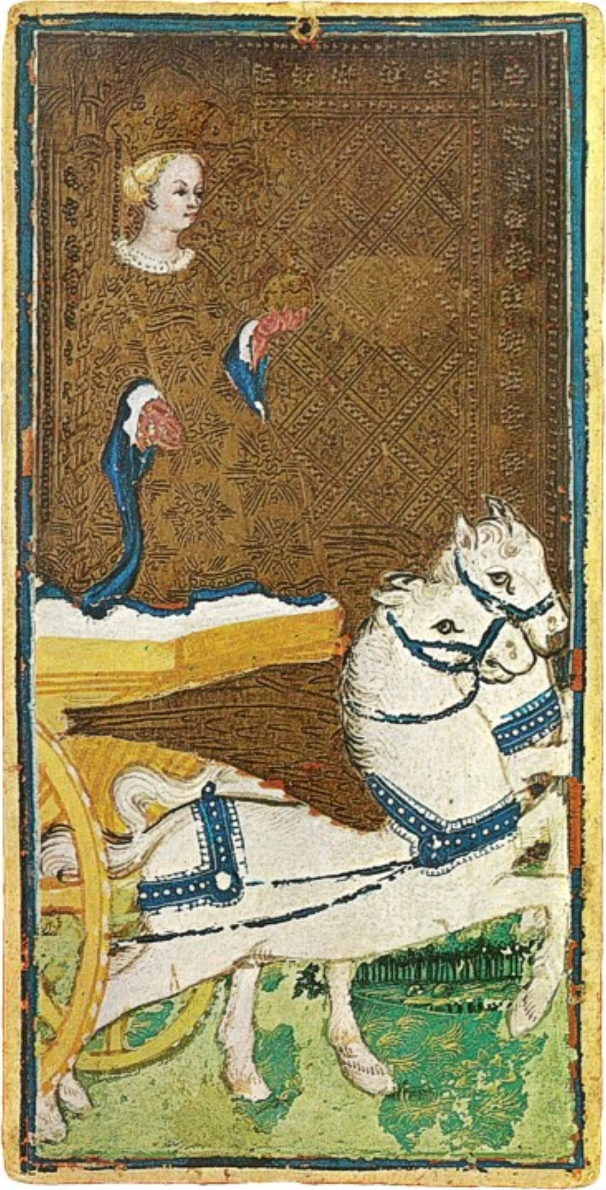 Visconti-Sforza deck · The Chariot